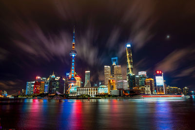 Nightview of the bund shanghai