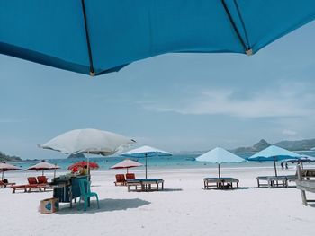 Scenic view of beach