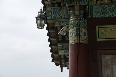 Low angle view of historical building