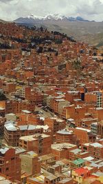 Aerial view of a town