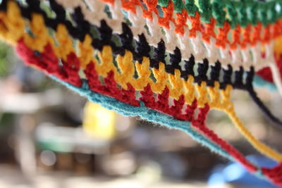 Close-up of multi colored objects