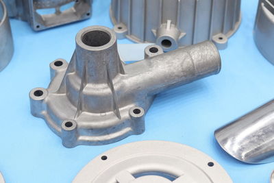 Close-up of machine part