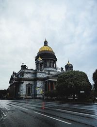 Low angle view of cathedral against sky