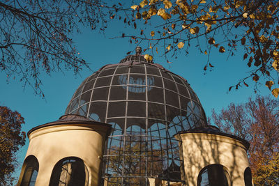 Low angle view of building against sky