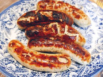 Close-up of served food