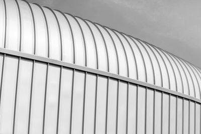 Low angle view of modern building against sky