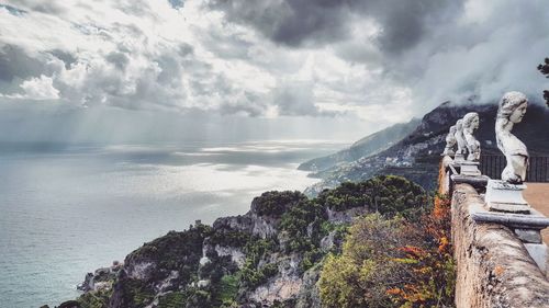 View of calm sea against the sky