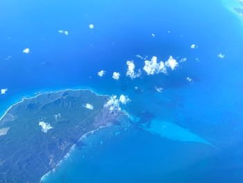 Aerial view of sea