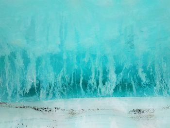 Close-up of swimming pool in sea