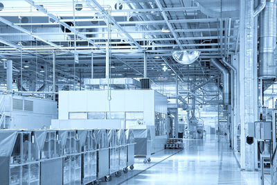 Interior of modern building