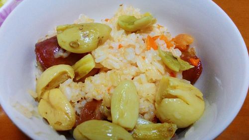 Close-up of food in plate