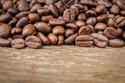 Full frame shot of coffee beans