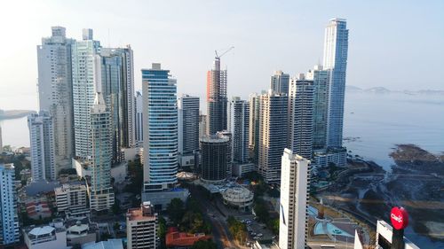 Skyscrapers in city