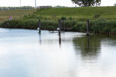 Scenic view of lake