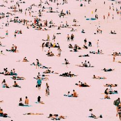 Group of people on the beach