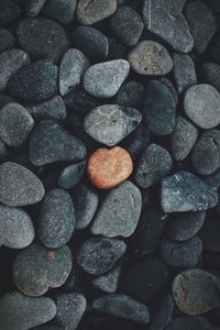 Full frame shot of firewood