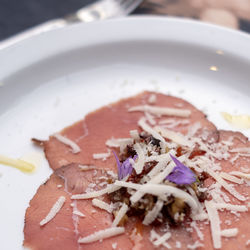 Close-up of food in plate