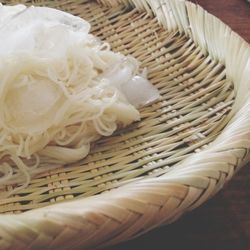 Close-up of food on table