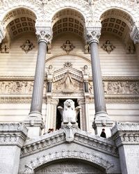 Low angle view of historical building