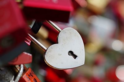 Close-up of metal structure