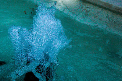 Close-up of water in blue sea