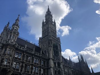 Low angle view of historical building against sky