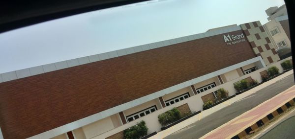 Low angle view of building against sky