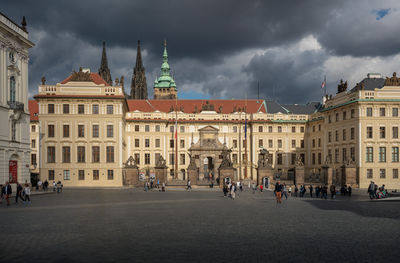 Buildings in city