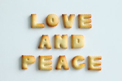 Directly above shot of cookies