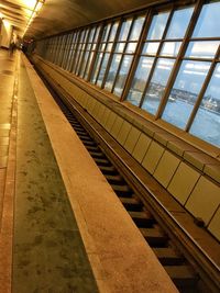 Railroad tracks against sky