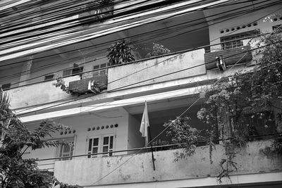 Low angle view of buildings against sky