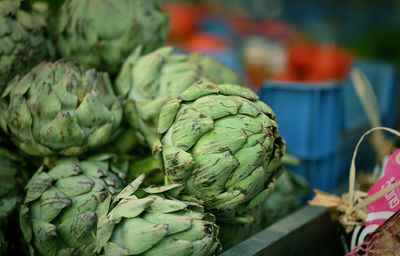 Close-up of food for sale at market stall