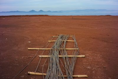 View of desert against sky