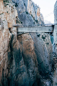 Bridge over river against sky