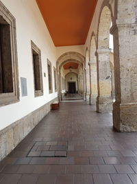 Corridor of historic building