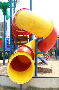 View of yellow playground