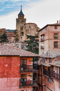 View of old building against sky