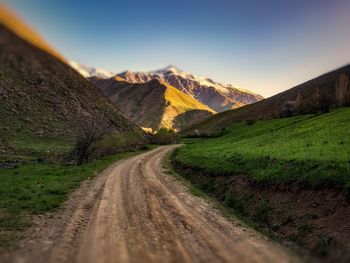 Scenic view of landscape against sky