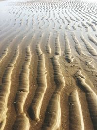 Full frame shot of sand at beach