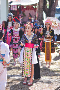 Group of people in traditional clothing