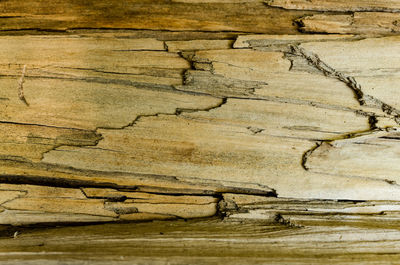 Full frame shot of cracked land