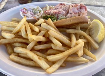 Lobster roll at chatham, cape cod. 