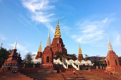 Temple against sky