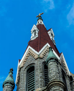 Low angle view of temple