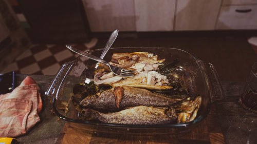 Baked trout