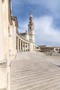 Monumental ensemble of the sanctuary and the basilica of our lady of fatima