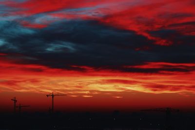 Scenic view of sky during sunset