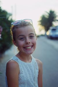 Portrait of a smiling girl