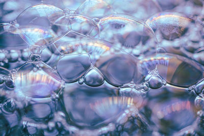 Full frame shot of bubbles