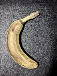 High angle view of bananas on table